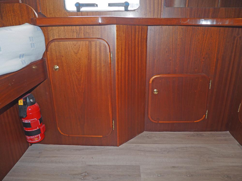 Achterkajuit, Accommodatie